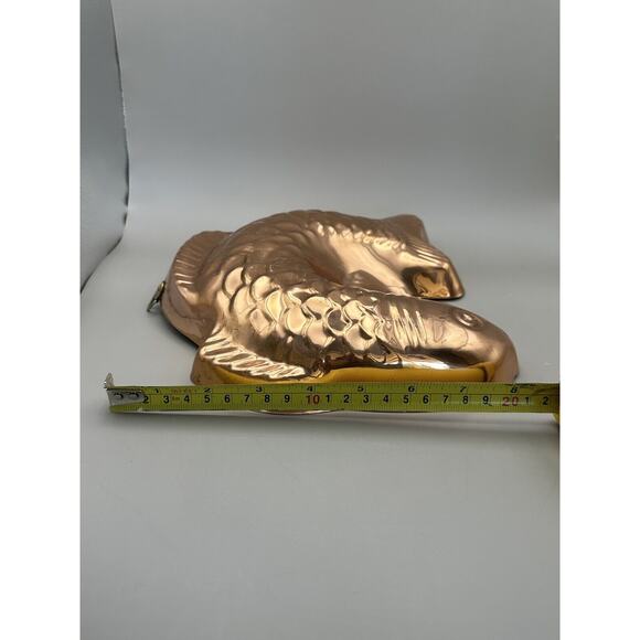 Vintage Copper Koi Fish Cake Jello Mold from Korea - Picture 6 of 6